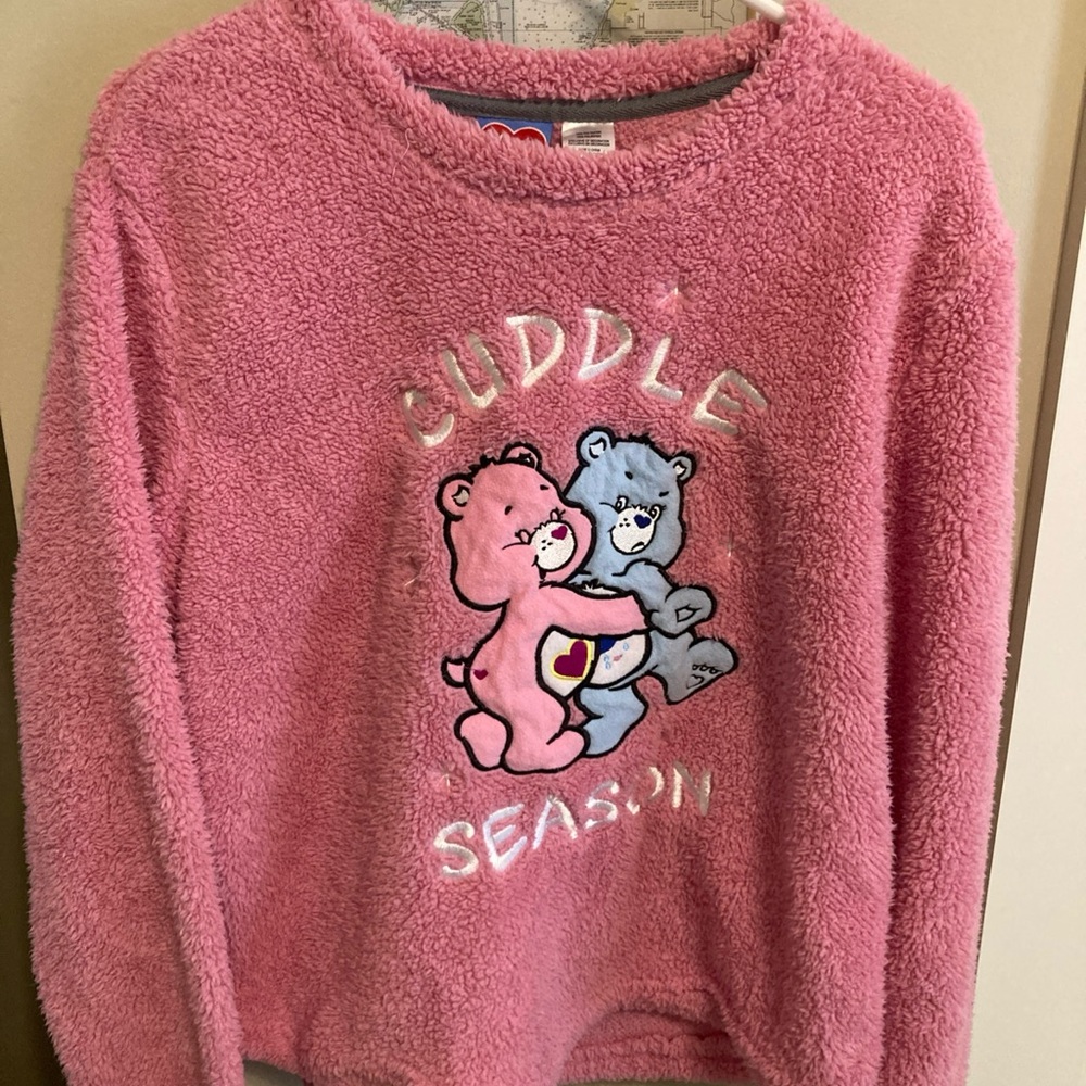 Care Bears Pullover Sherpa Sweatshirt Cuddle Season XLarge Ladies - Picture 3 of 6